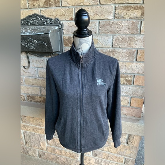 Vintage BURBERRY Black Label Women’s Zip Up Sweater Size Small - Picture 9 of 16